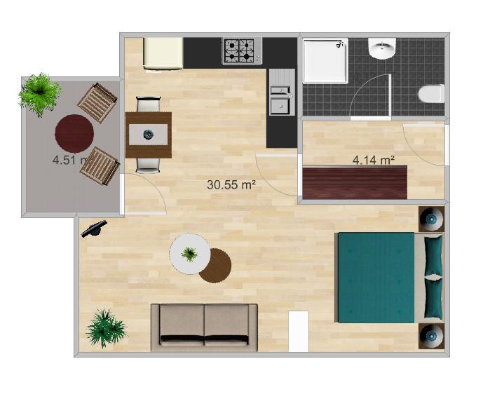Apartment Tilia 弗赖堡 外观 照片
